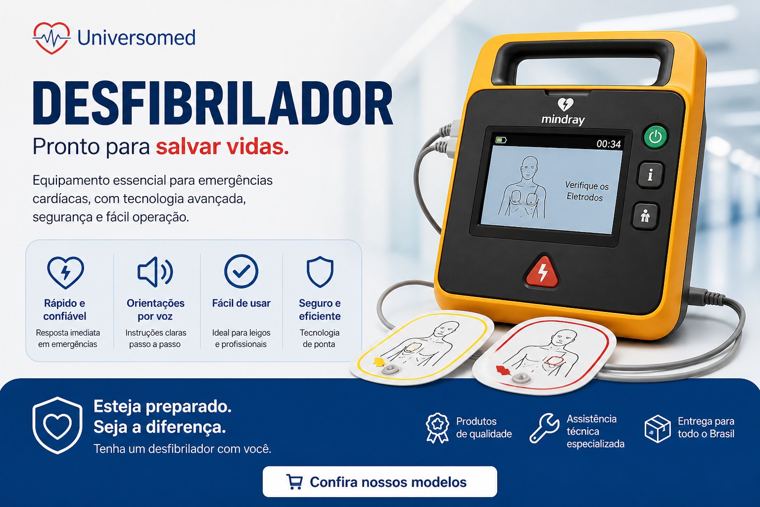 Desfibrilador: como escolher o modelo ideal