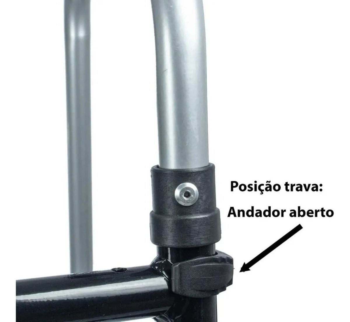 Andador Articulado e Dobrável Alumínio Idoso Adulto - Artipé