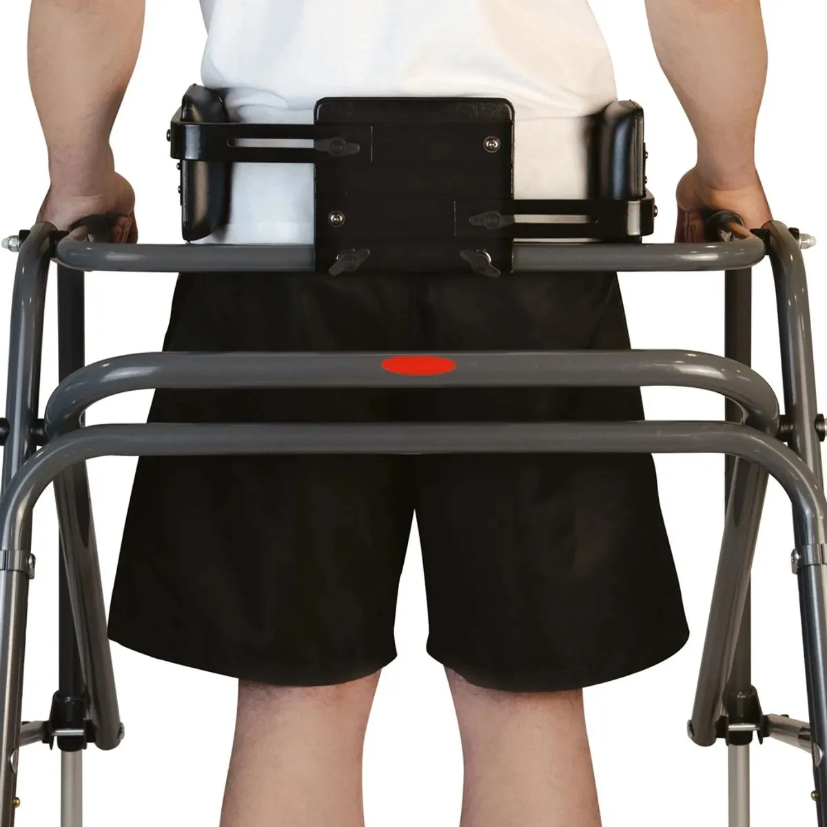 Andador Posterior de Alumínio com 4 Rodas - G - Mercur