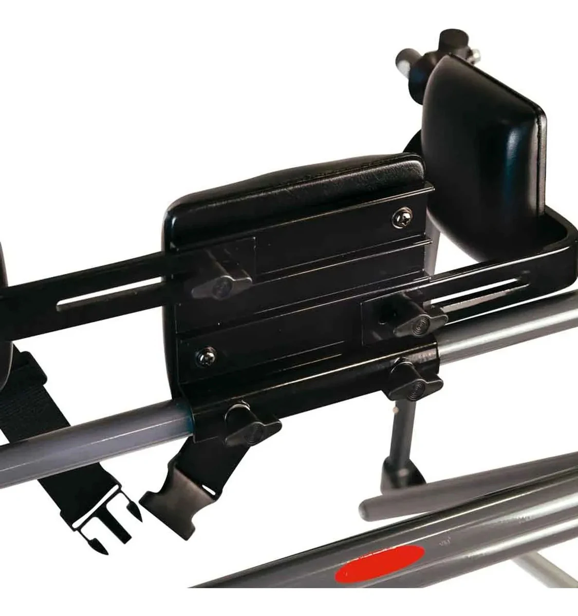 Andador Posterior de Alumínio com 4 Rodas - G - Mercur