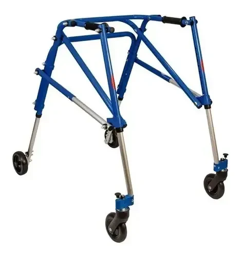 Andador Posterior de Alumínio com 4 Rodas Mercur – Tamanho M