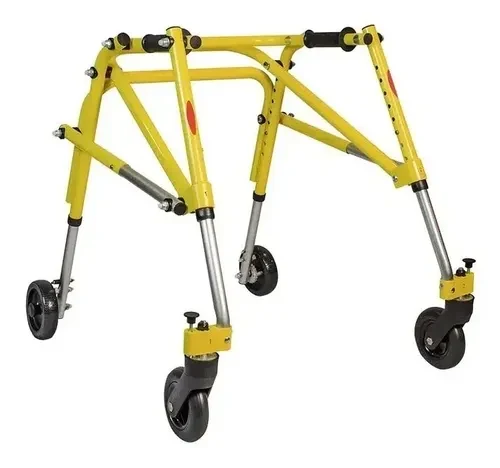 Andador Posterior de Alumínio com 4 Rodas Mercur – Tamanho P