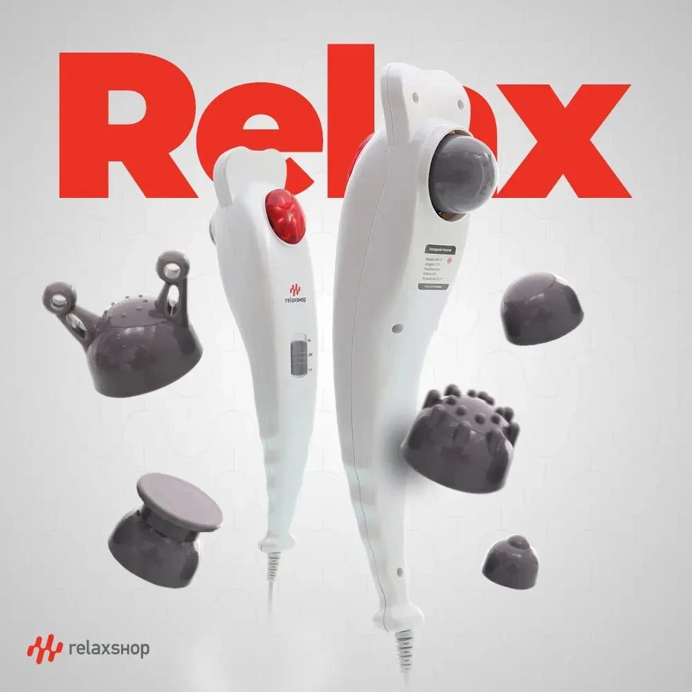 Massageador Elétrico Manual Relaxshop Hammer Relax 220V