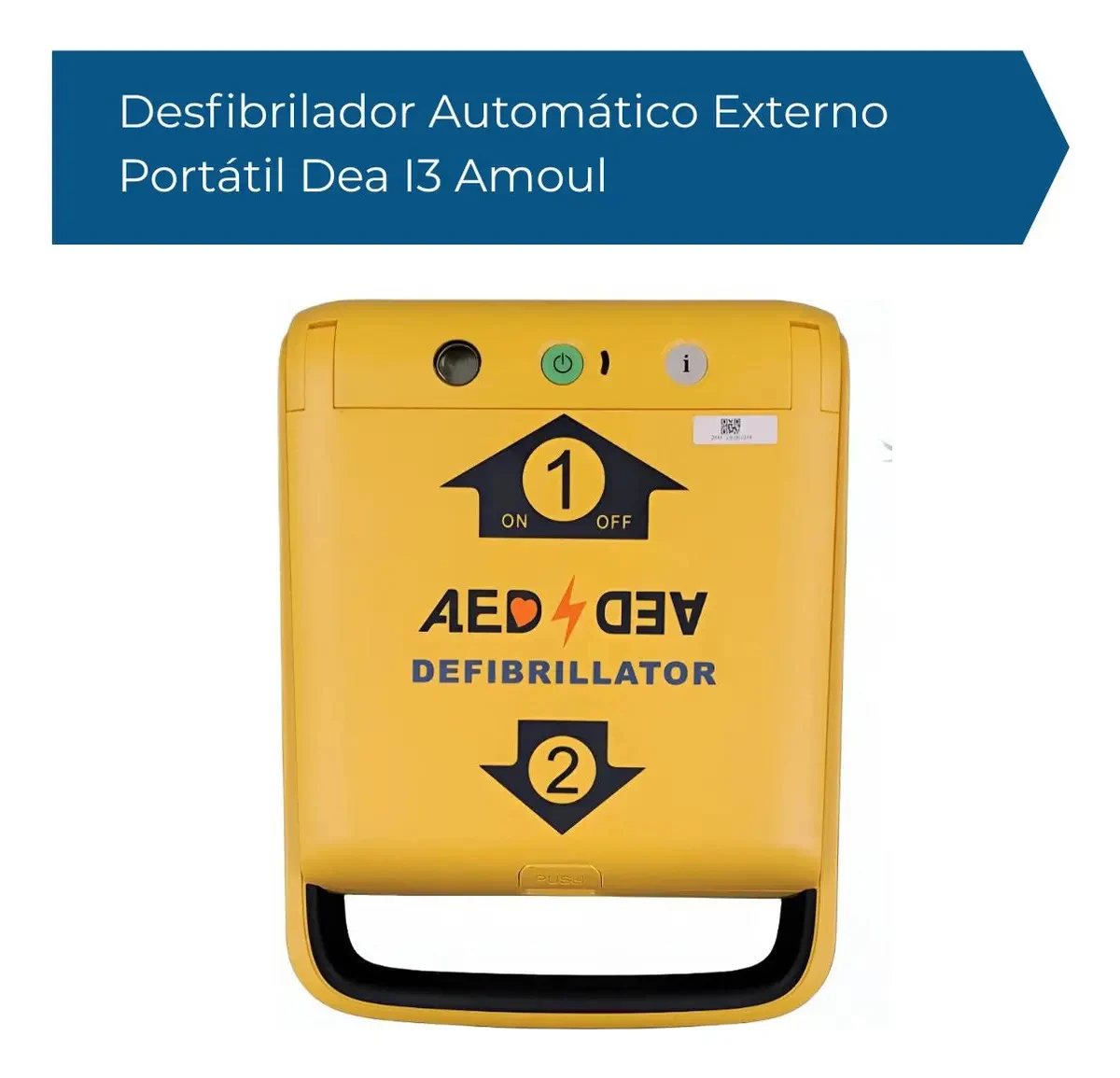 Aparelho Desfibrilador Automático DEA I3 com Bolsa Amoul