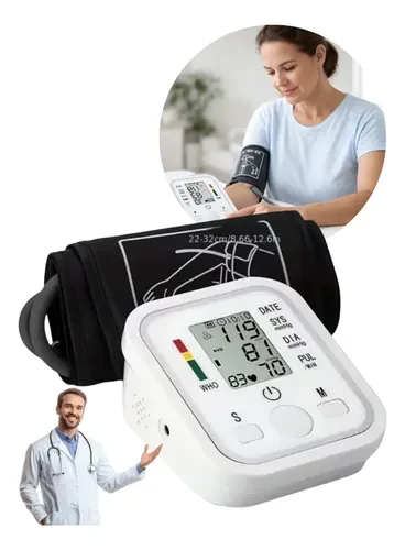 Aparelho Medidor Profissional Pressão Arterial Braço Branco