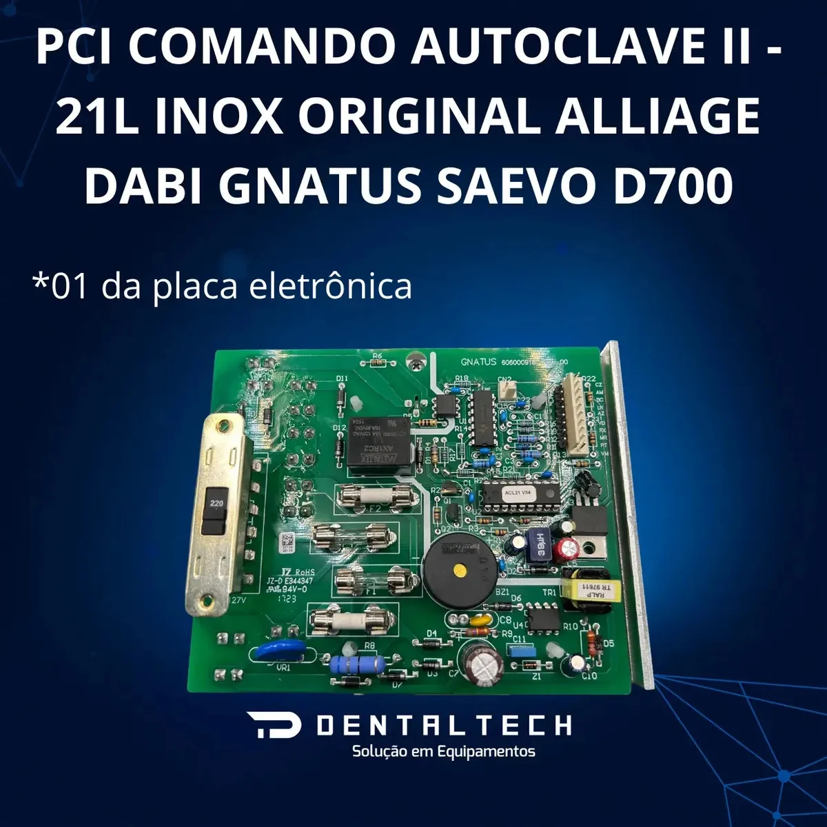 Autoclave Cristófoli 21 Litros CD + Indicador + incubadora 127/220V