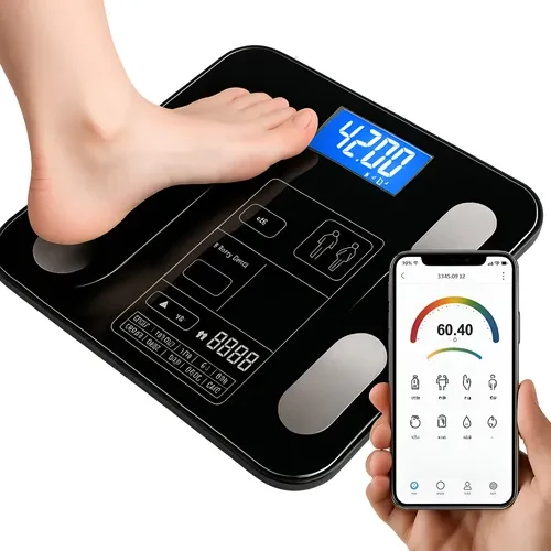 Balança de Bioimpedância Digital 180 kg com IMC