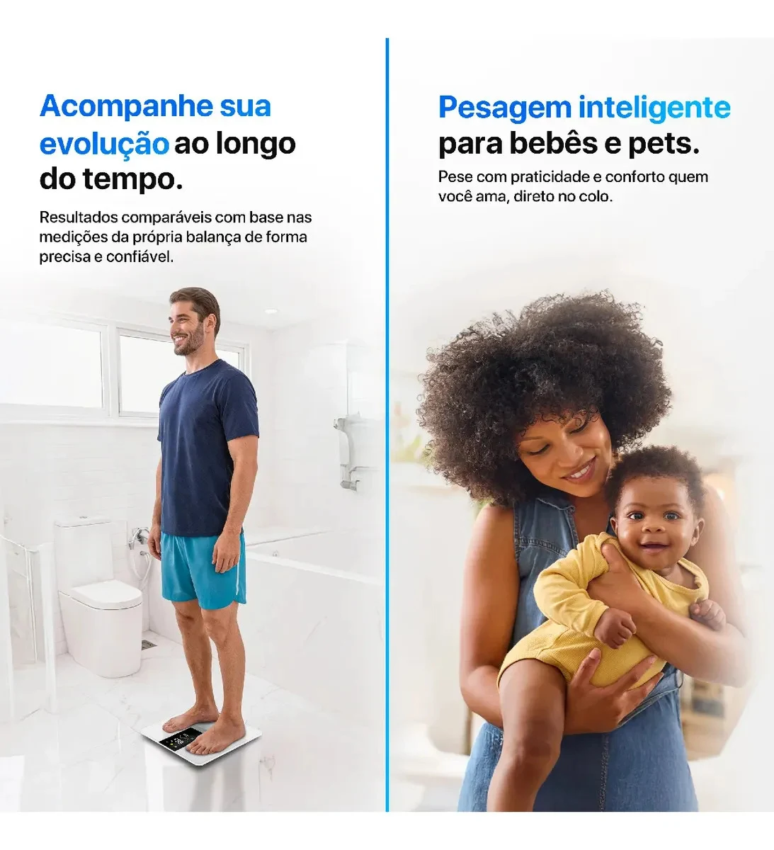 Balança de Bioimpedância Intelligence Wi-Fi Relaxmedic