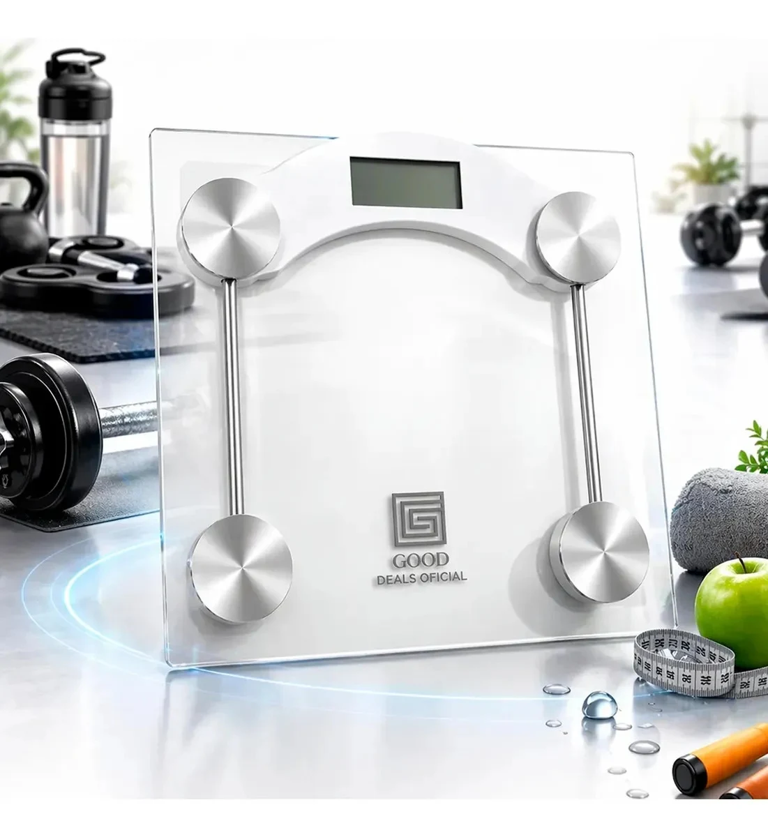 Balança Digital de Vidro Good Deals 180 kg