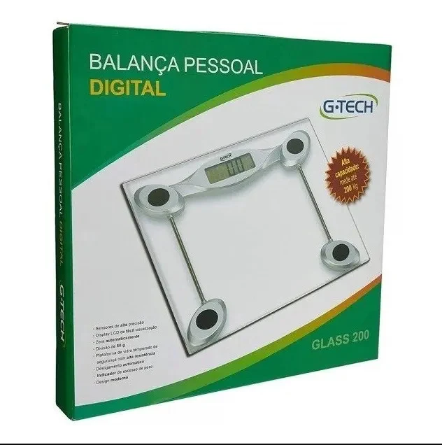 Balança Digital G-Tech Glass 200 200 kg