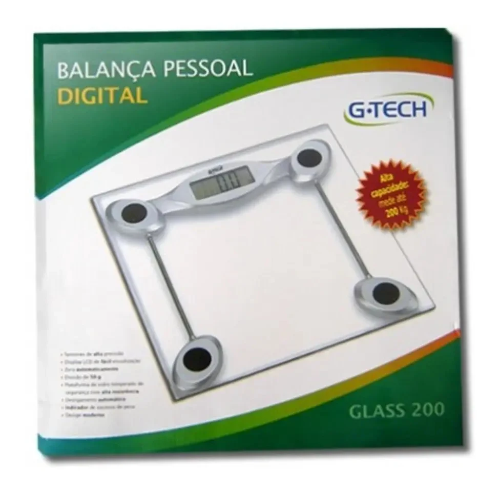 Balança Digital G-Tech Glass 200 200 kg