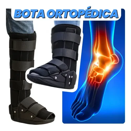 Bota Ortopedica Imobilizadora Cano Curta Longa Pé Tornozelo Bota Curta M - 36 Ao 40