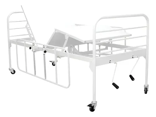 Cama Hospitalar 2 Movimentos Supra Steel Branco