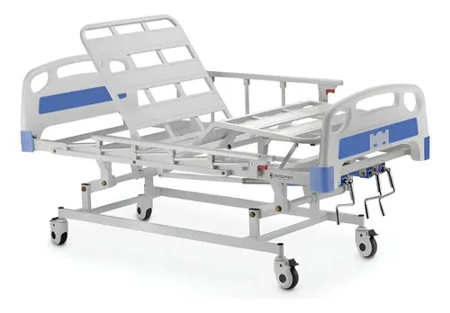 Cama Hospitalar Dx3 3 Movimentos Até 200 Kg Dellamed Branca