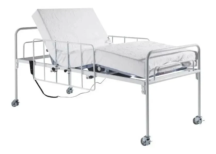 Cama Hospitalar Motorizada Pilati Evolution Articulada Branco