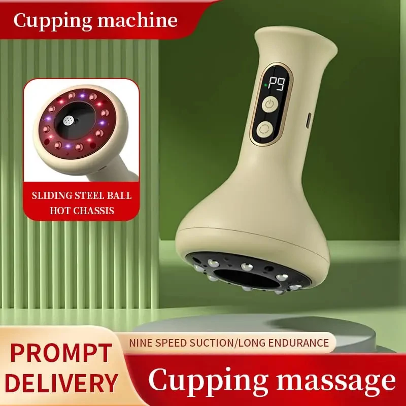 Massageador Manual Recarregável 9 Modos para Uso Corporal