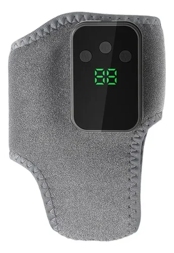 Cinta Massageadora Elétrica com Aquecimento Cinza