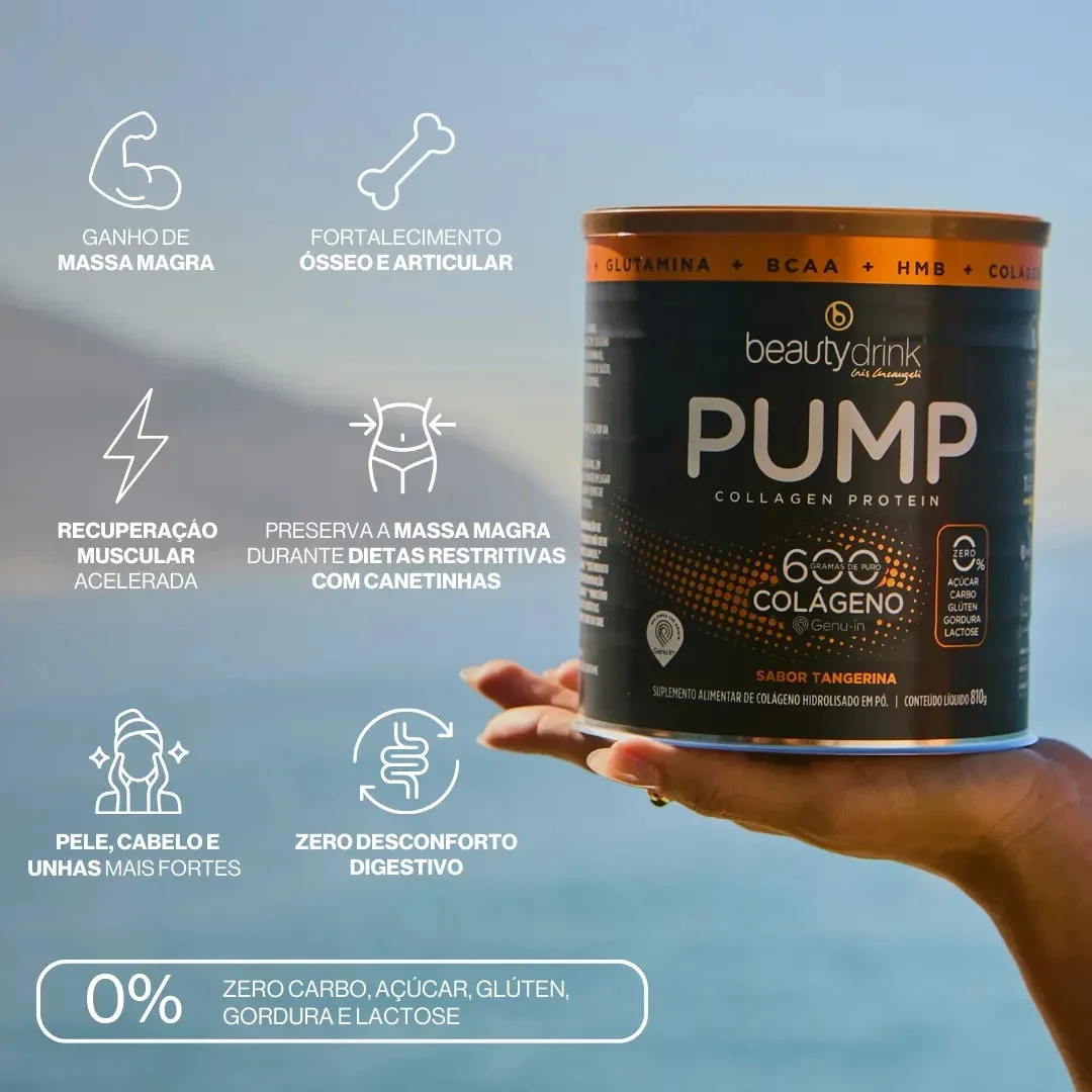 Beautydrink Pump Collagen Protein Beautyin Tangerina 810 g