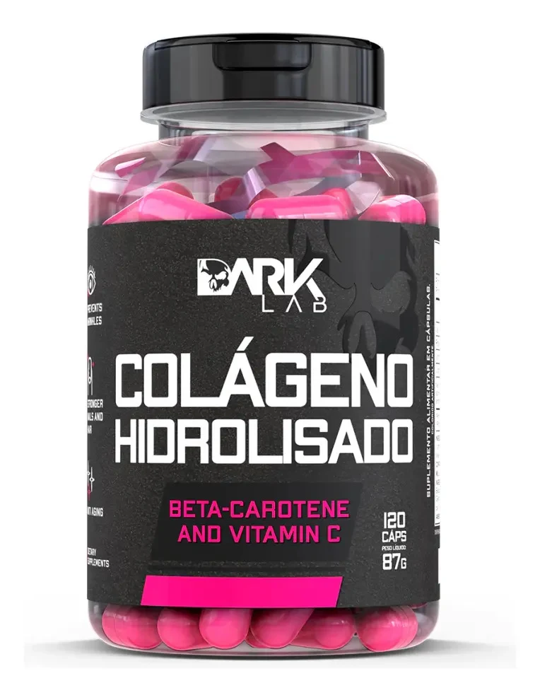 Colágeno Dark Lab Sem Sabor com 120 Cápsulas
