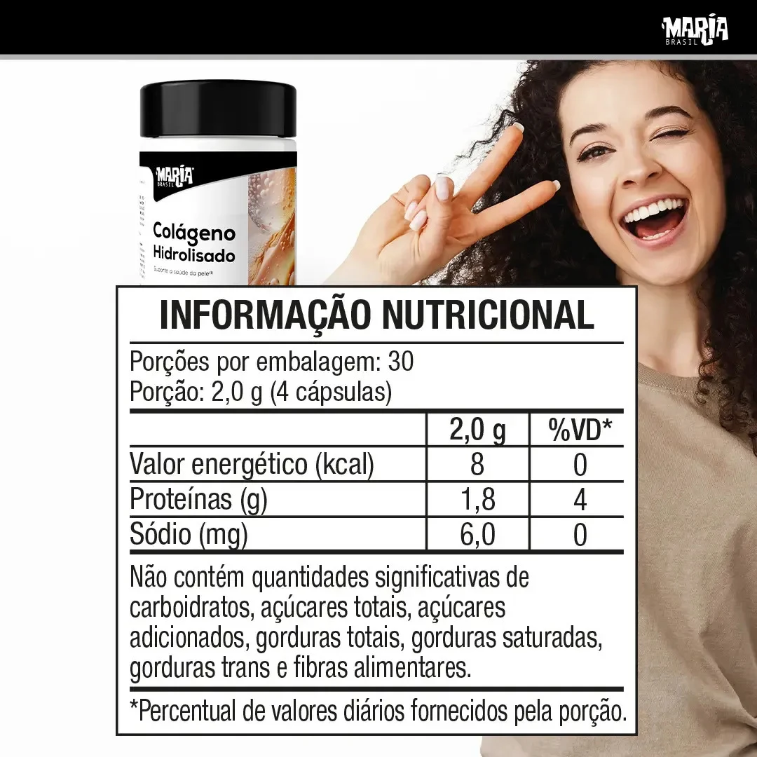 Colágeno Hidrolisado NatuYou 500 mg com 120 Cápsulas