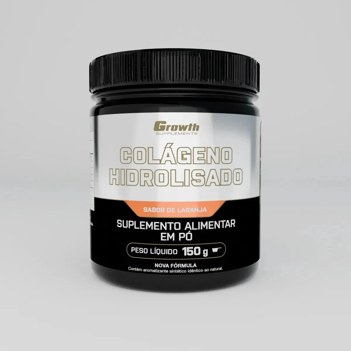 Colágeno Hidrolisado Growth Supplements Laranja 150 g