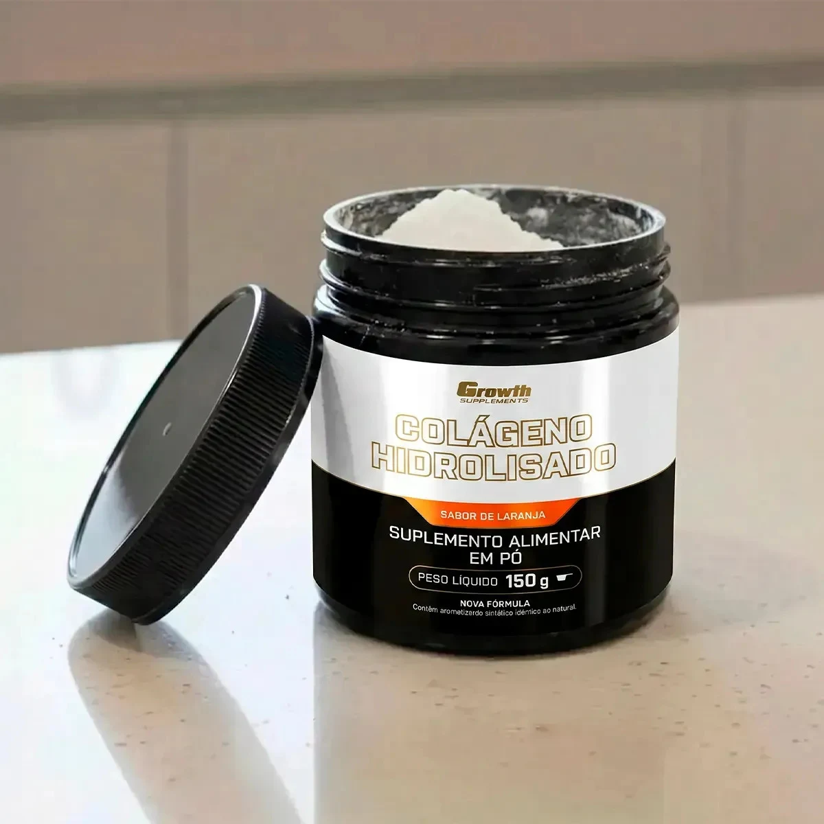 Colágeno Hidrolisado Growth Supplements Laranja 150 g