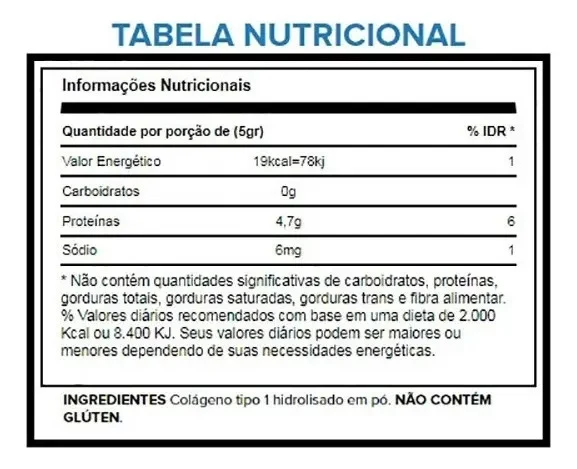 Colágeno Hidrolisado Growth Supplements Natural 150 g