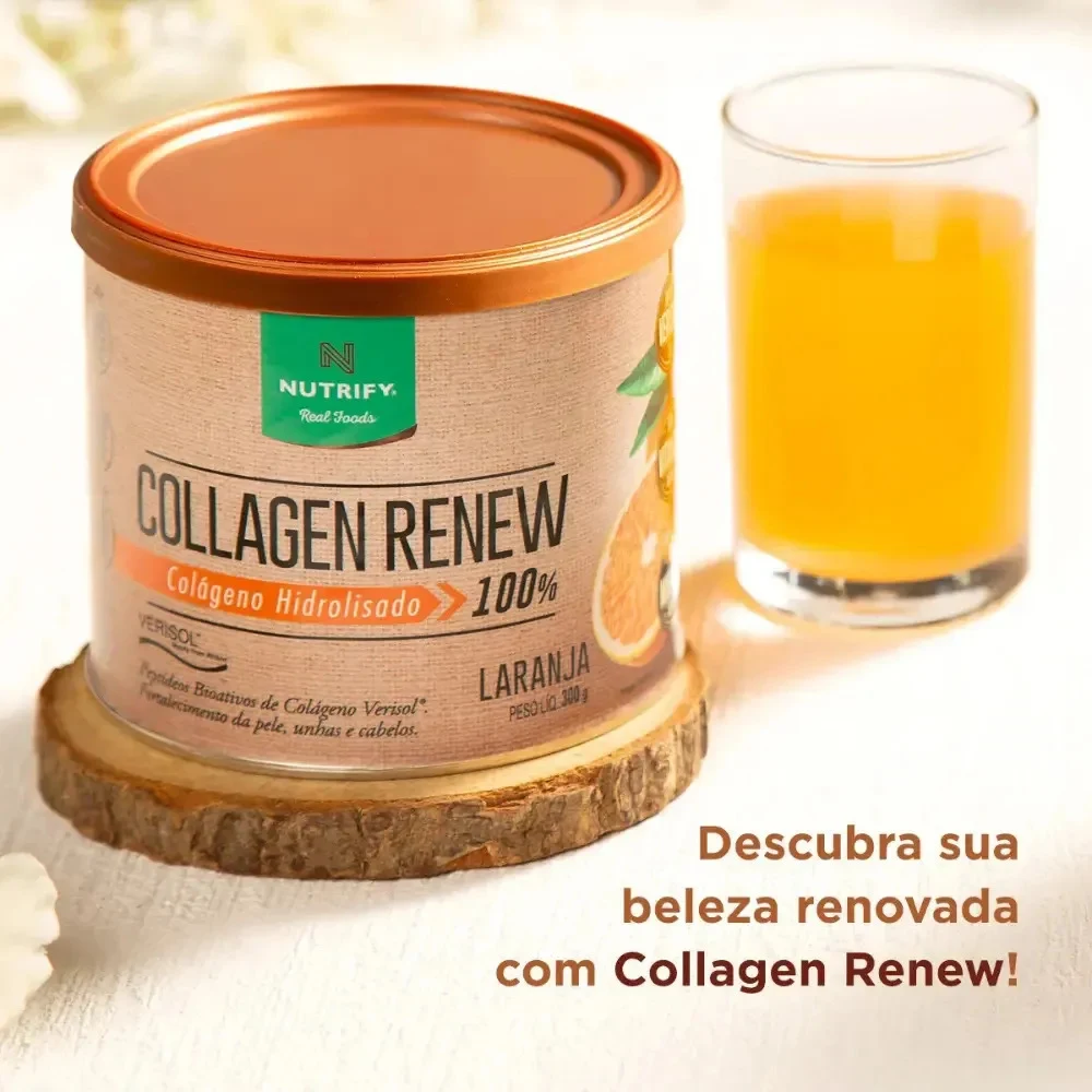 Colágeno Nutrify Collagen Renew Laranja 300 g