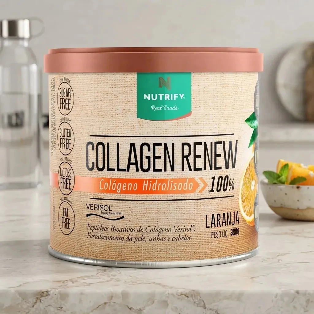 Colágeno Nutrify Collagen Renew Laranja 300 g