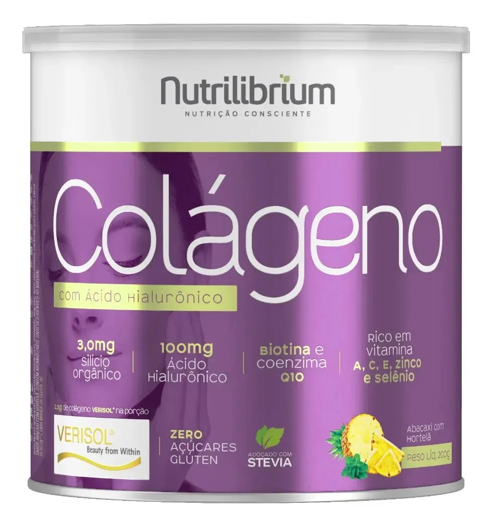 Colágeno Nutrilibrium Verisol Abacaxi com Hortelã 200 g