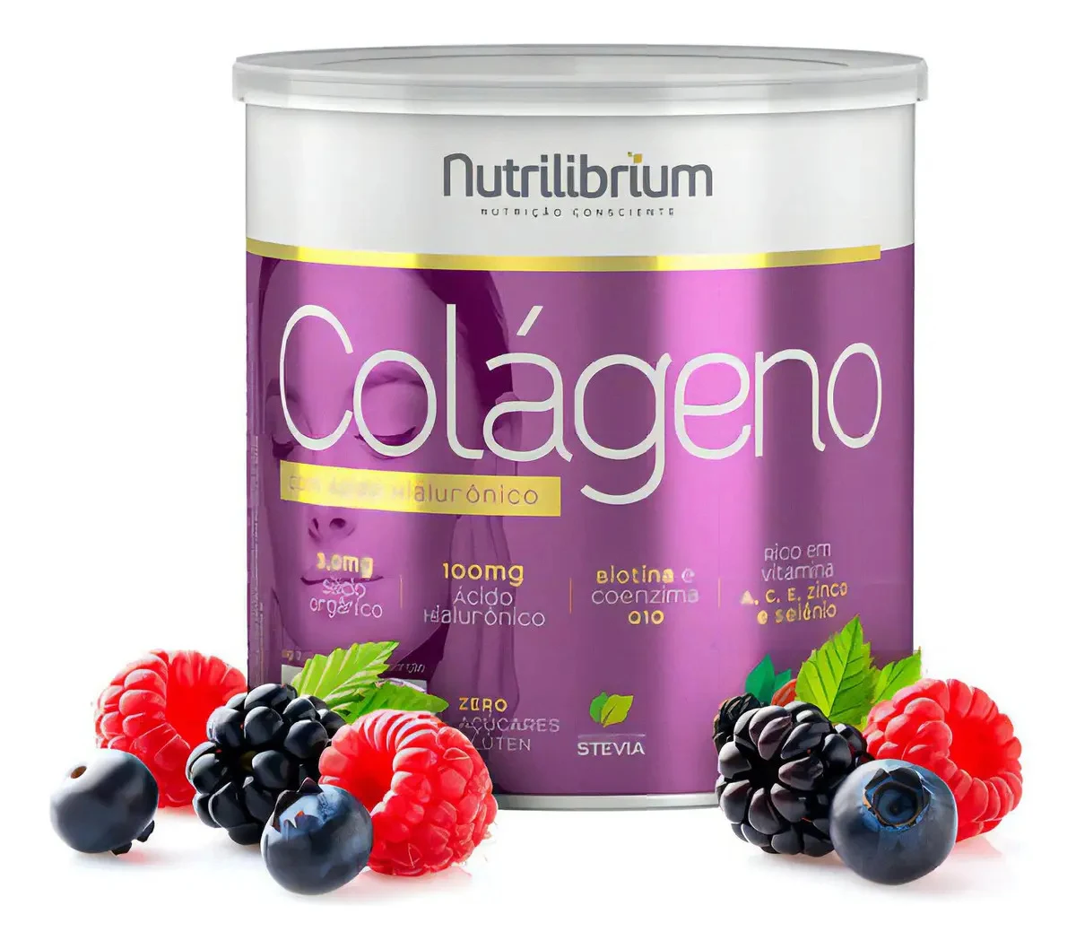 Colágeno Nutrilibrium Verisol em Pó Frutas Vermelhas 200 g