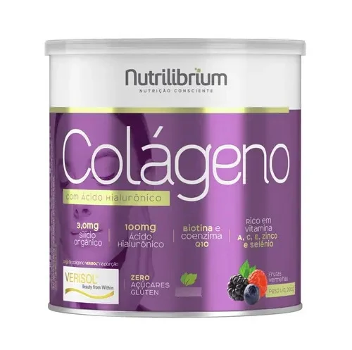 Colágeno Nutrilibrium Verisol em Pó Frutas Vermelhas 200 g
