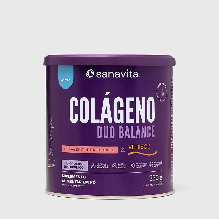 Colágeno Sanavita DuoBalance em Pó Sem Sabor 285 g