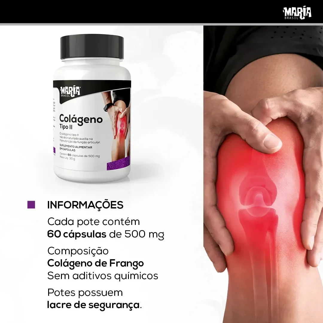 Colágeno Tipo 2 NatuYou 40 mg com 60 Cápsulas