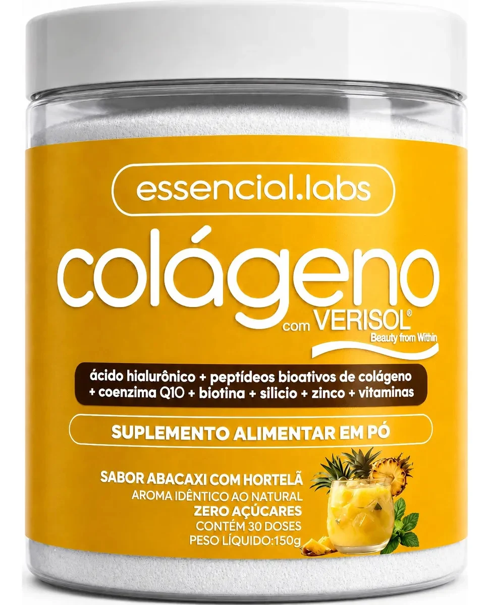 Colágeno Verisol Essencial Labs Abacaxi com Hortelã 150 g