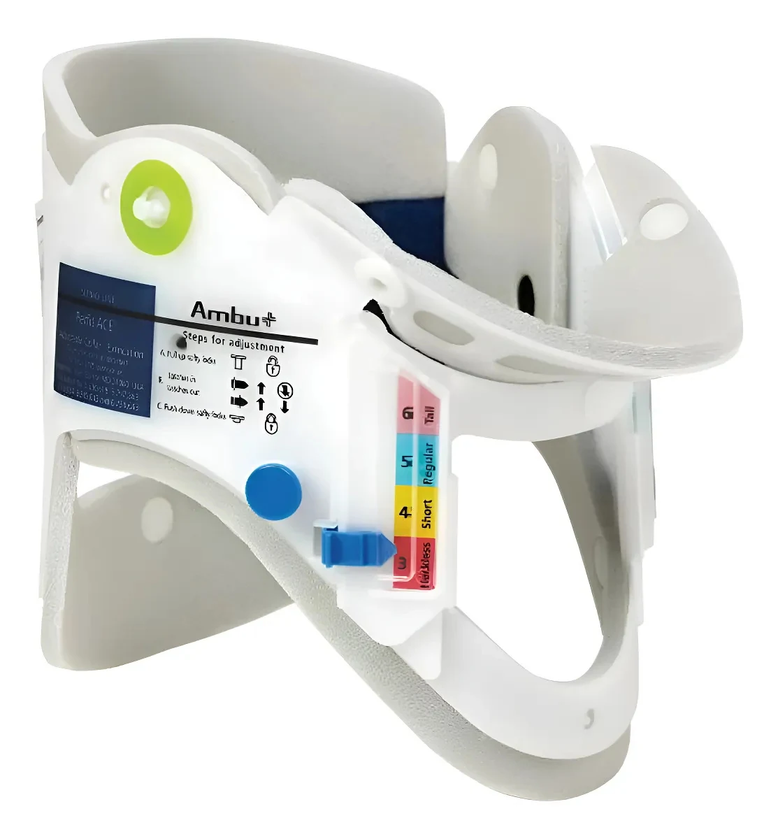 Colar Cervical Ajustável Perfit Ace Ambu 16 Posições