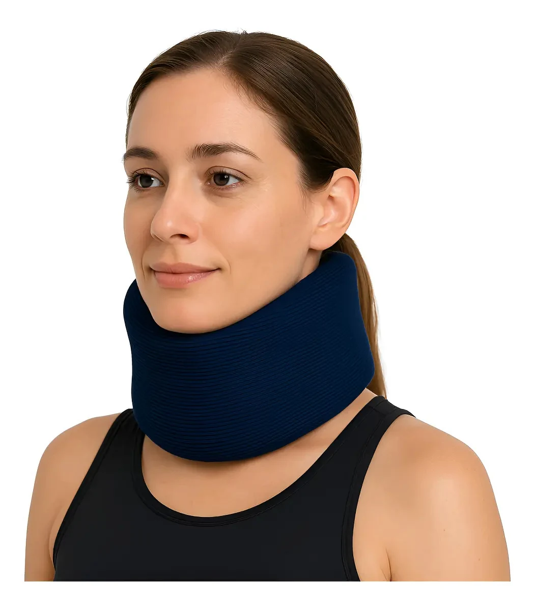 Colar Cervical De Algodão Noturno Confort Macio Tamanho M
