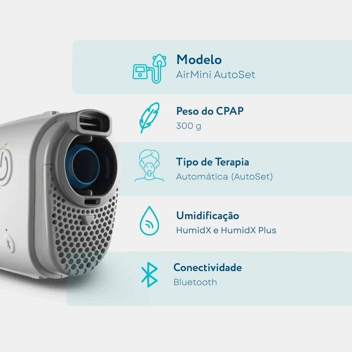 CPAP Automático Portátil Airmini Autoset Resmed