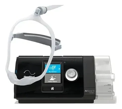 CPAP Automático S10 AutoSet com Umidificador e Máscara Nasal