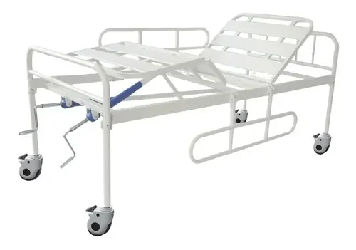 Cama Hospitalar Dellamed DX2 com 2 Movimentos até 180 kg Branca