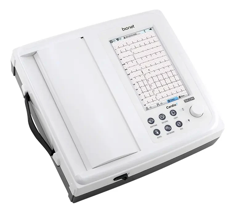 Eletrocardiógrafo ECG Cardio 7 Dicom Com 12 Canais Bionet