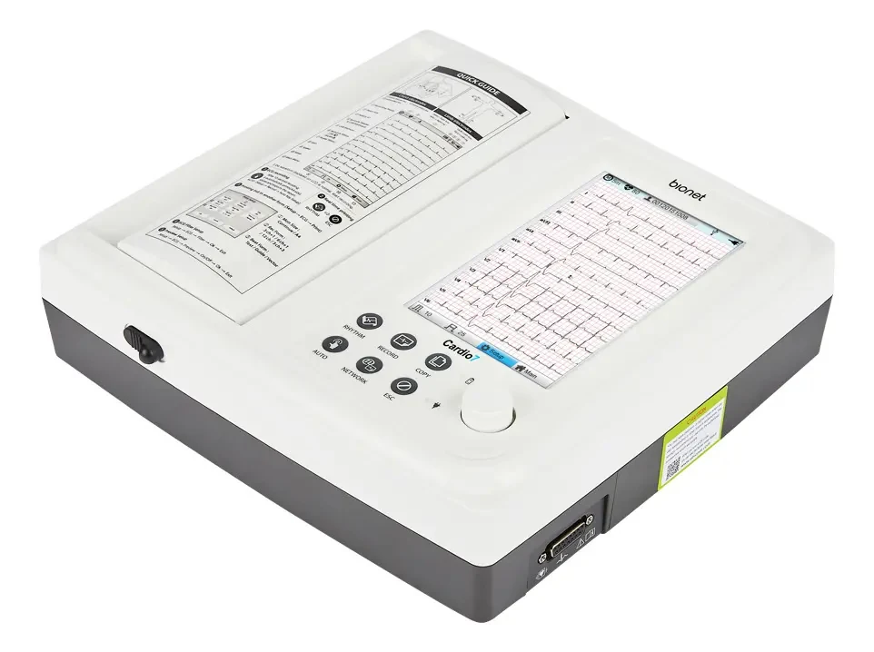 Eletrocardiógrafo ECG Cardio 7 Dicom Com 12 Canais Bionet