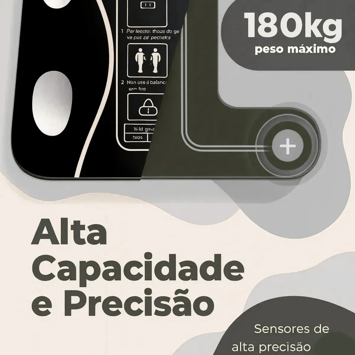 Balança de Bioimpedância Bluetooth Epsilon EPS-6905 180 kg