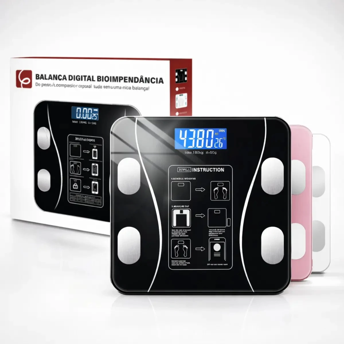 Balança de Bioimpedância Bluetooth Epsilon EPS-6905 180 kg