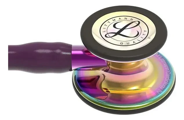Estetoscópio 3M Littmann Cardiology IV 6239 Roxo Rainbow