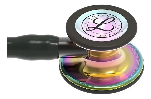 Estetoscópio 3M Littmann Cardiology IV 6240 Preto Rainbow