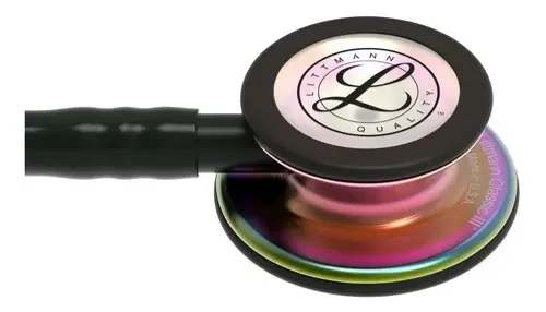 Estetoscópio 3M Littmann Classic III 5870 Black Rainbow