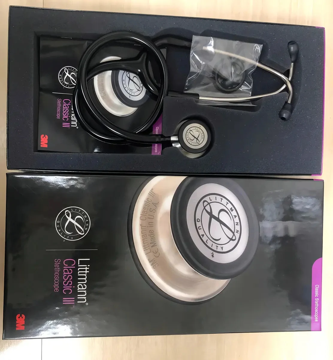 Estetoscópio 3M Littmann Classic III 5620 Preto