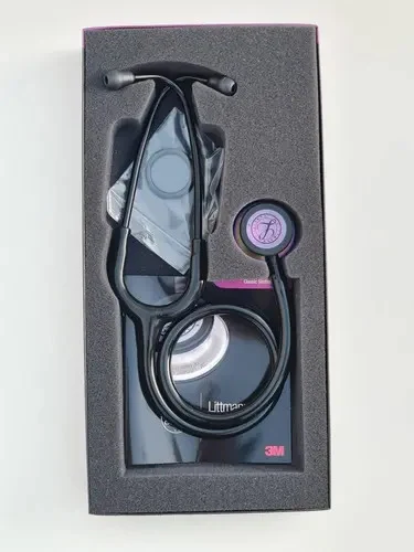 Estetoscópio 3M Littmann Classic III Black Rainbow 5870