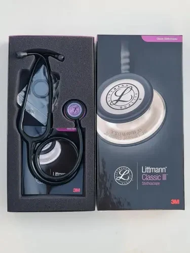 Estetoscópio 3M Littmann Classic III Black Rainbow 5870